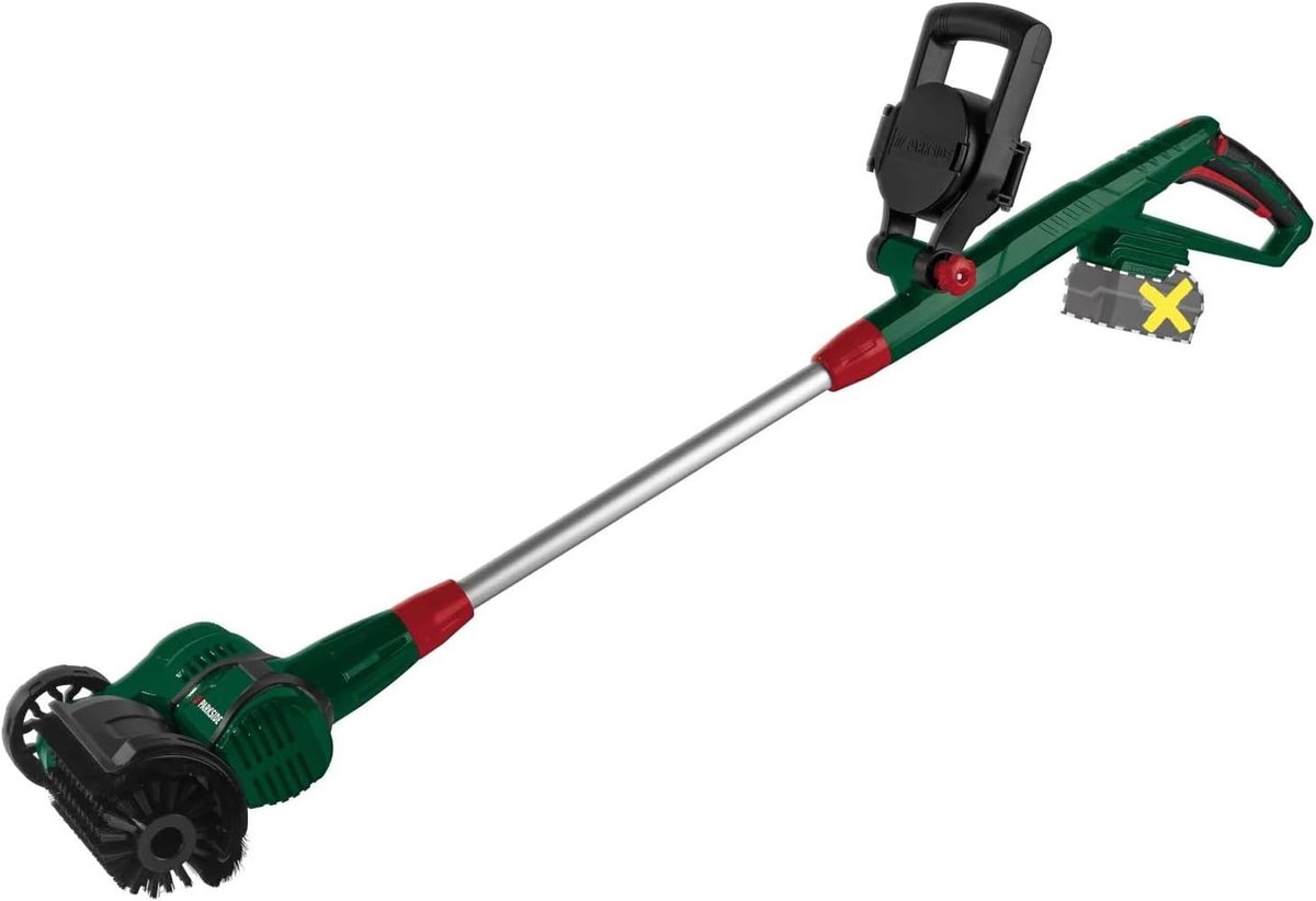 SnelShoppen - Draadloze terrasreiniger 20 V, verwijdert mos en vuil uit voegen, geschikt voor natuursteen, betonnen bestrating, tegels en hout, ideaal