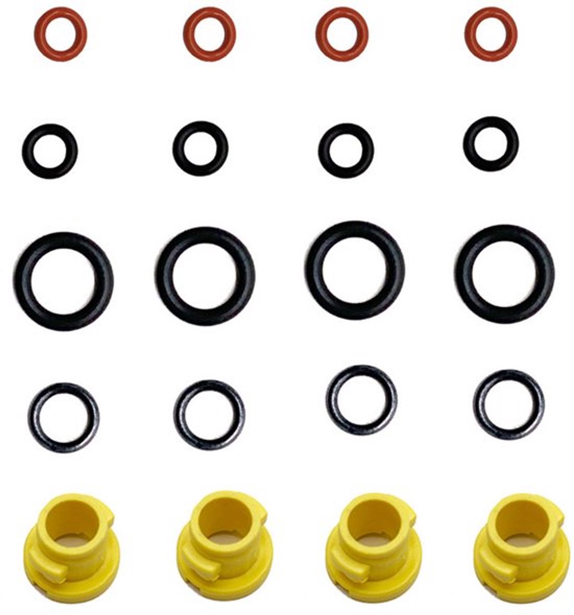 Geschikt voor kartsch K2 K3 K4 K5 K6 K7 hogedrukreiniger afdichtring o-ring afdichtring 2.640-729,0, set 2