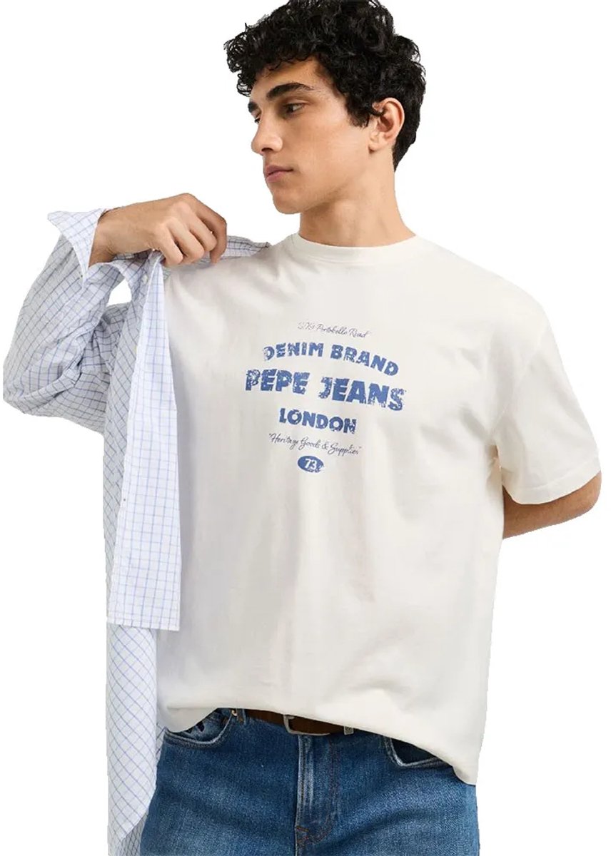 Pepe Jeans Jaxon T-shirt Met Korte Mouwen Wit L Man