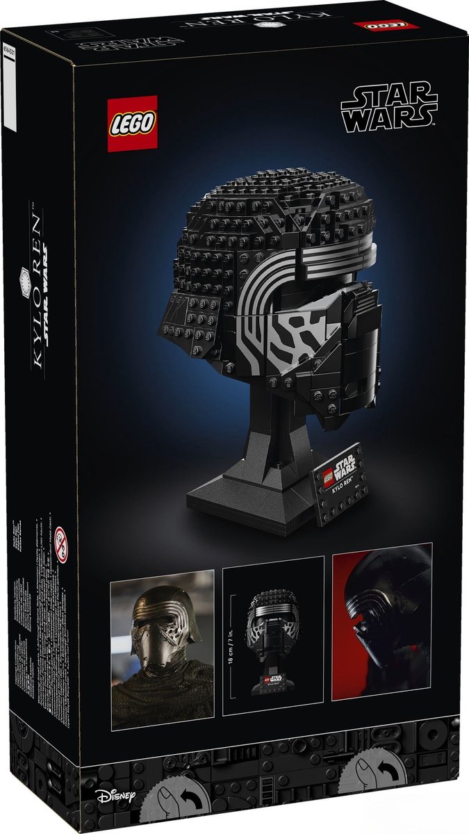 LEGO® Star Wars™ Kylo Ren™ Helm, Set voor Volwassenen - 75415 — afbeelding 8