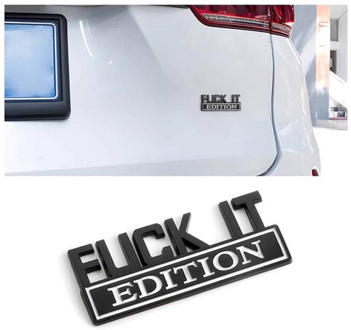 Embleem 3D Auto Edition - Zinklegering - Zelfklevend - Universeel - Auto Accessoires - Afmetingen 8 x 3 cm - Autosticker