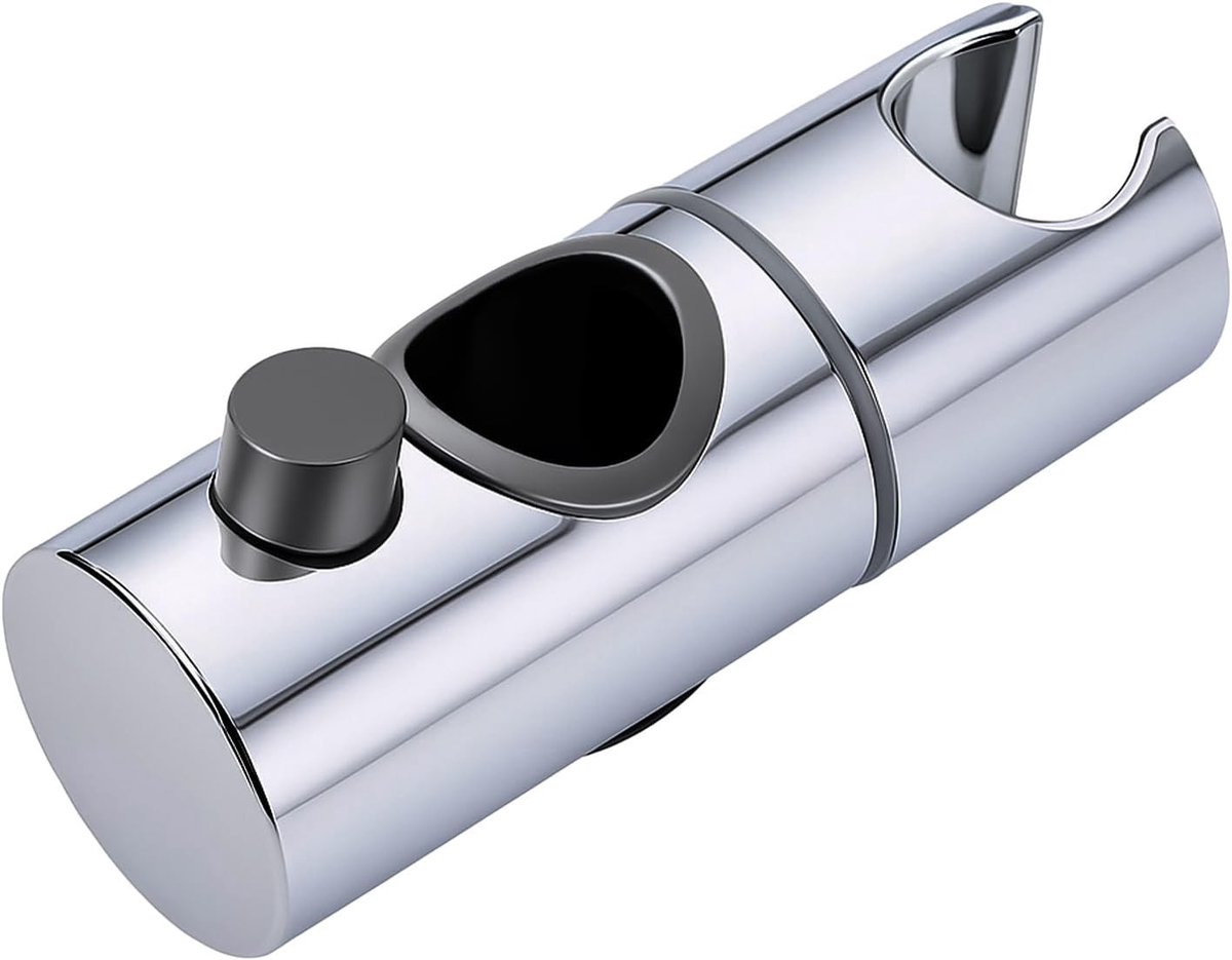Verstelbare Handdouchehouder voor 25mm Douchestang, Drukloze Bevestiging, Vervangende Houd