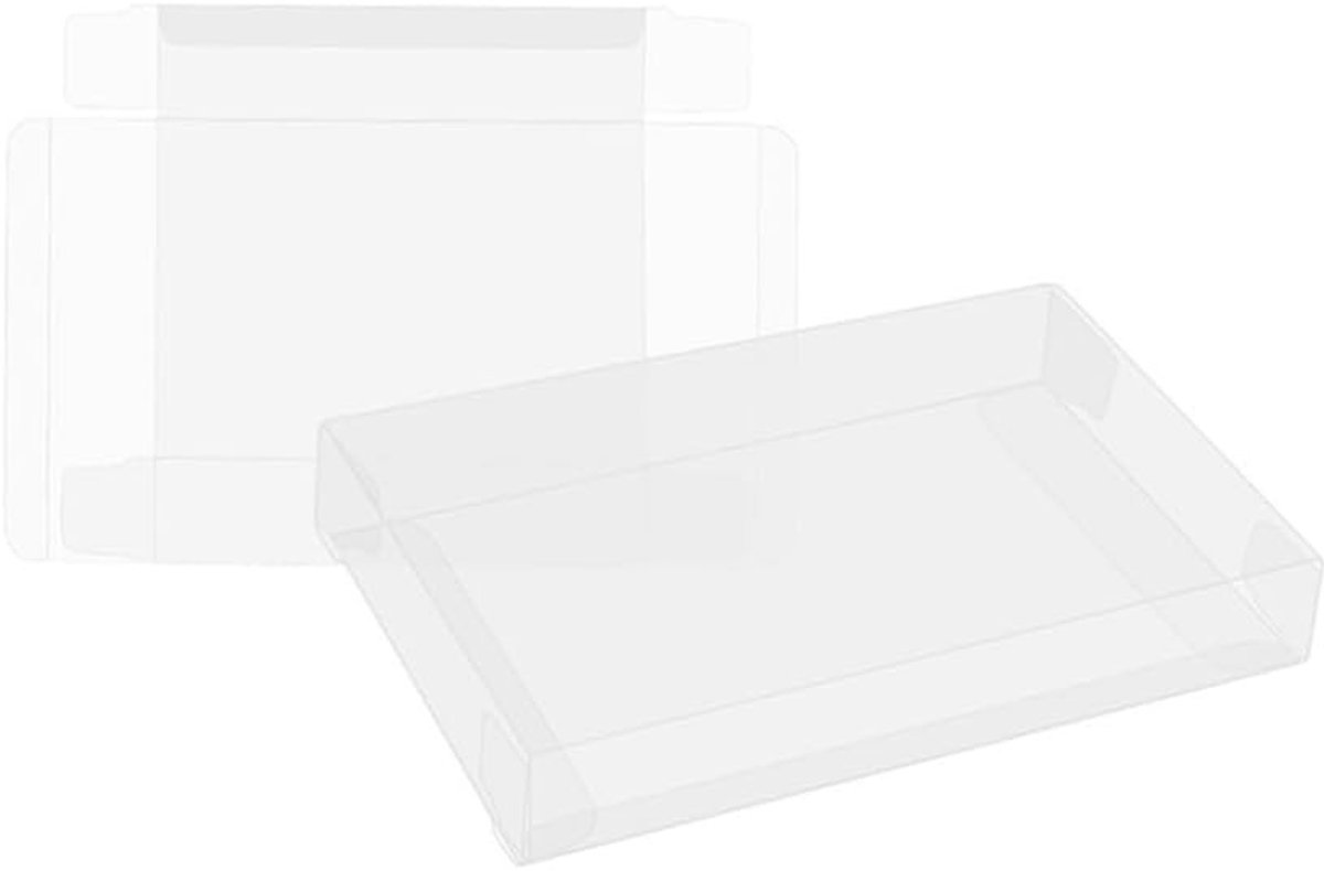 10 Transparante Opbergdozen voor N64 Spellen - 10 Stuks, Bescherming, Display, Organisatie
