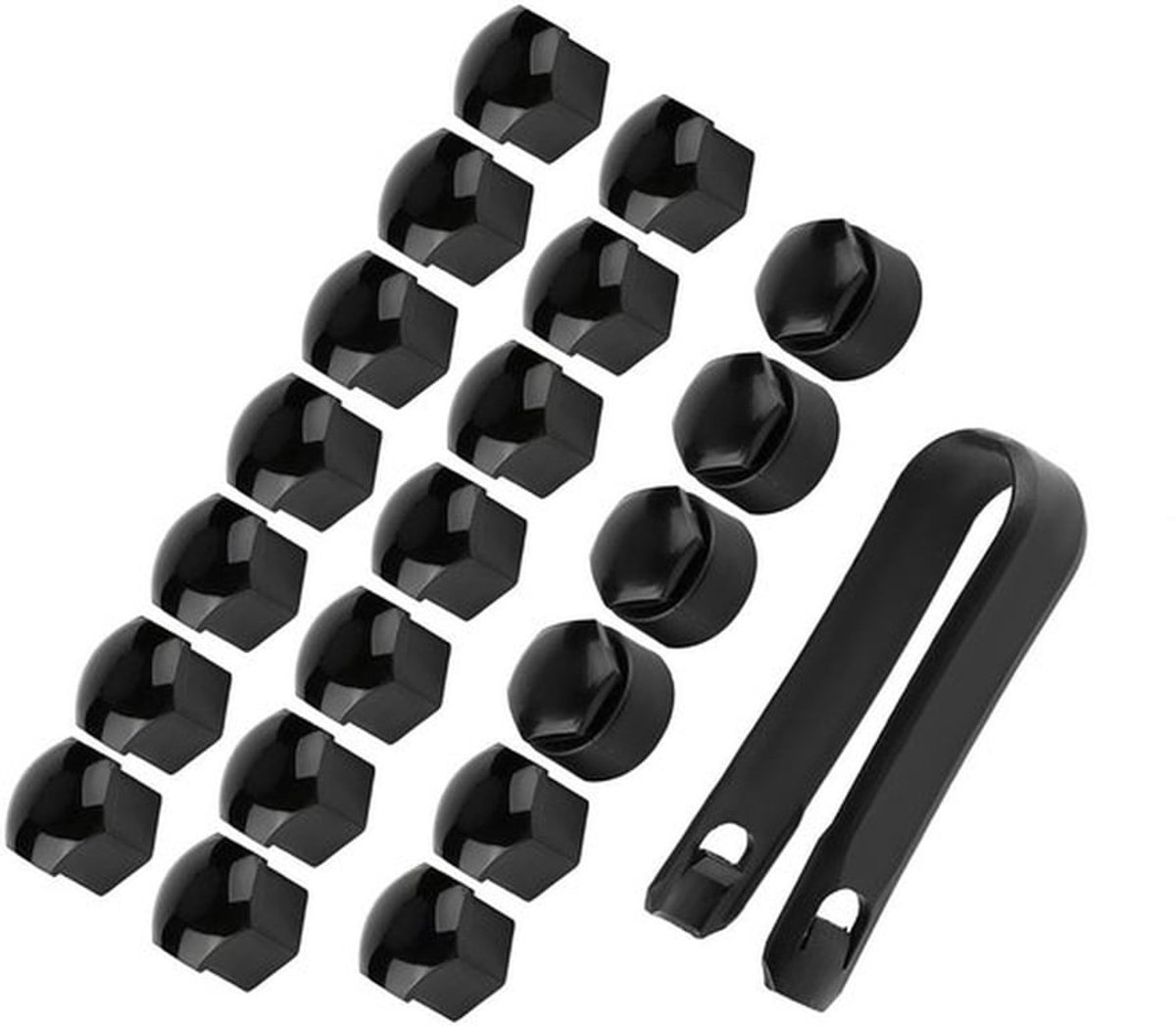 Moer Antidiefstalbeveiliging - Wielmoer - 17 mm - ABS-materiaal - Hoge betrouwbaarheid - Professionele productie
