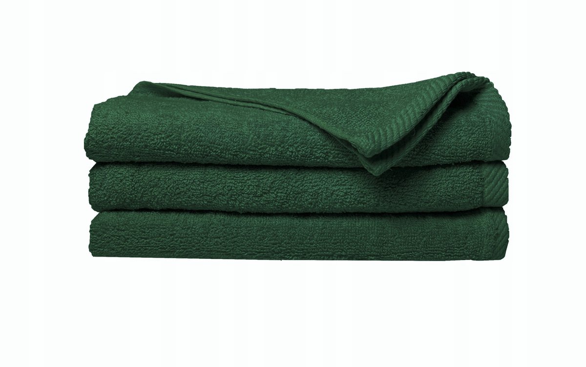 KONEY - Badhanddoek - Diana - 50 x 90 cm - Flessengroen - 420 g/m²