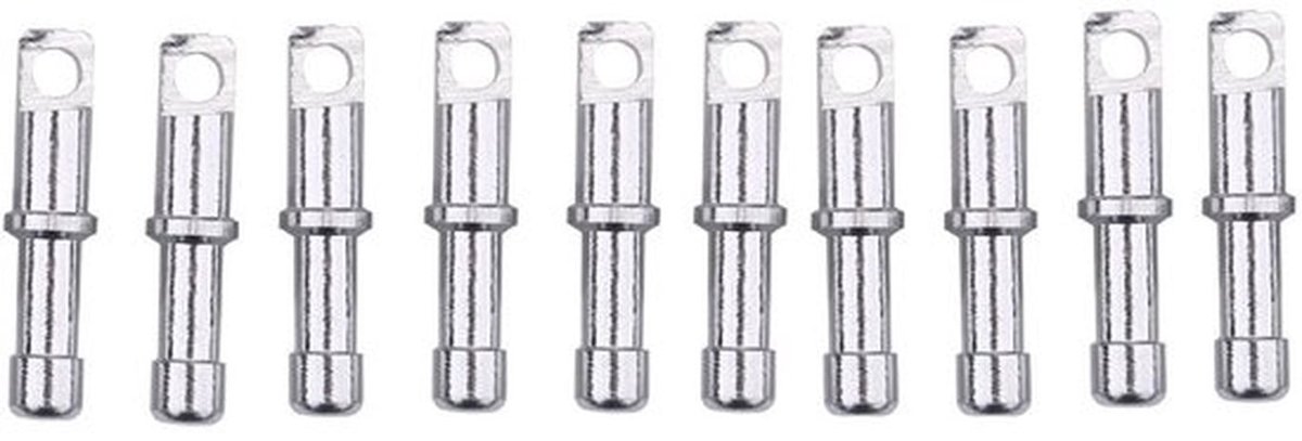 Eindstop Lichtgewicht - 10 Stuks - Aluminiumlegering - Tent Accessoires - Reparatiehuls - Koorddoorvoer - Tentaccessoires
