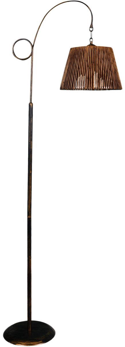 Asir - Vloerlamp - Zwart, Roségoud - 63 x 40 x 33