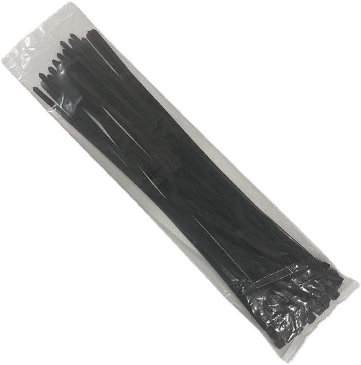 Kabelbinders 450 mm - 100 Stuks - Treksterkte 80 kg - Zwart - UV-bestendig - PA66/Nylon66