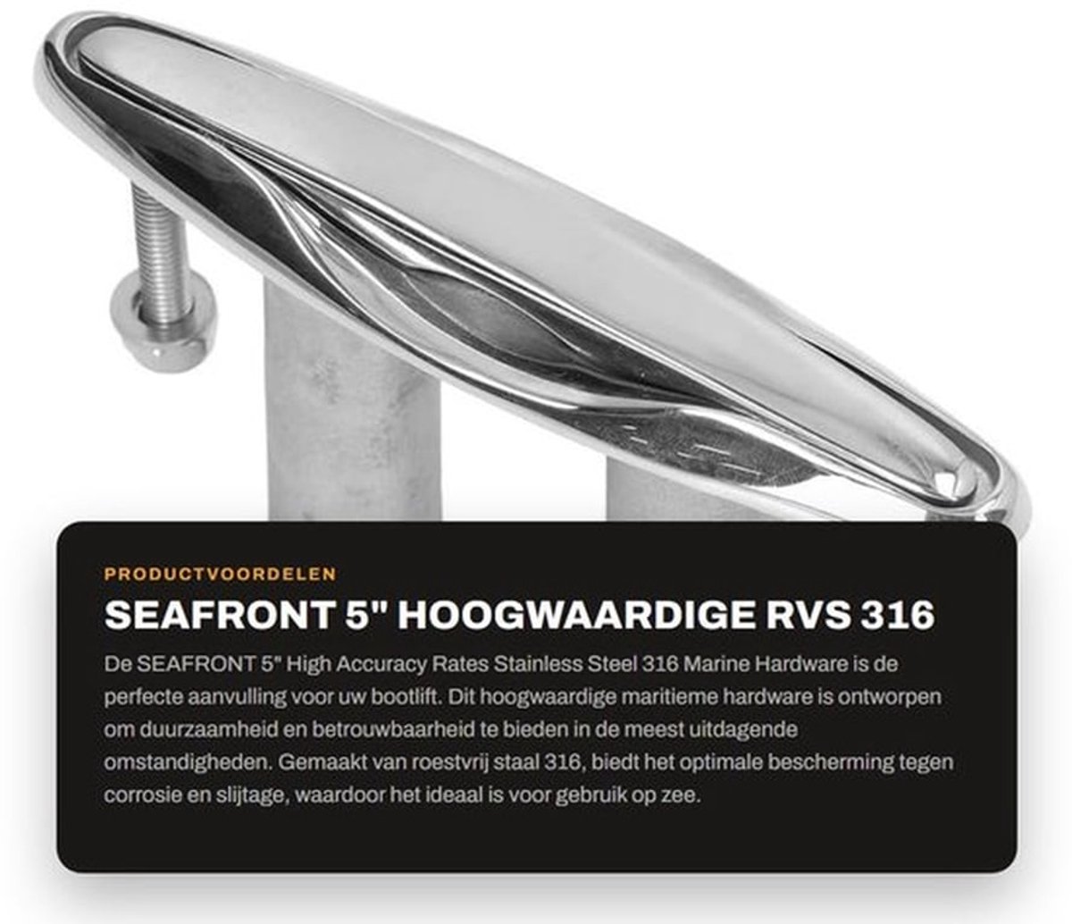 5" Hoogwaardige RVS 316 Marine Hardware voor Bootlift