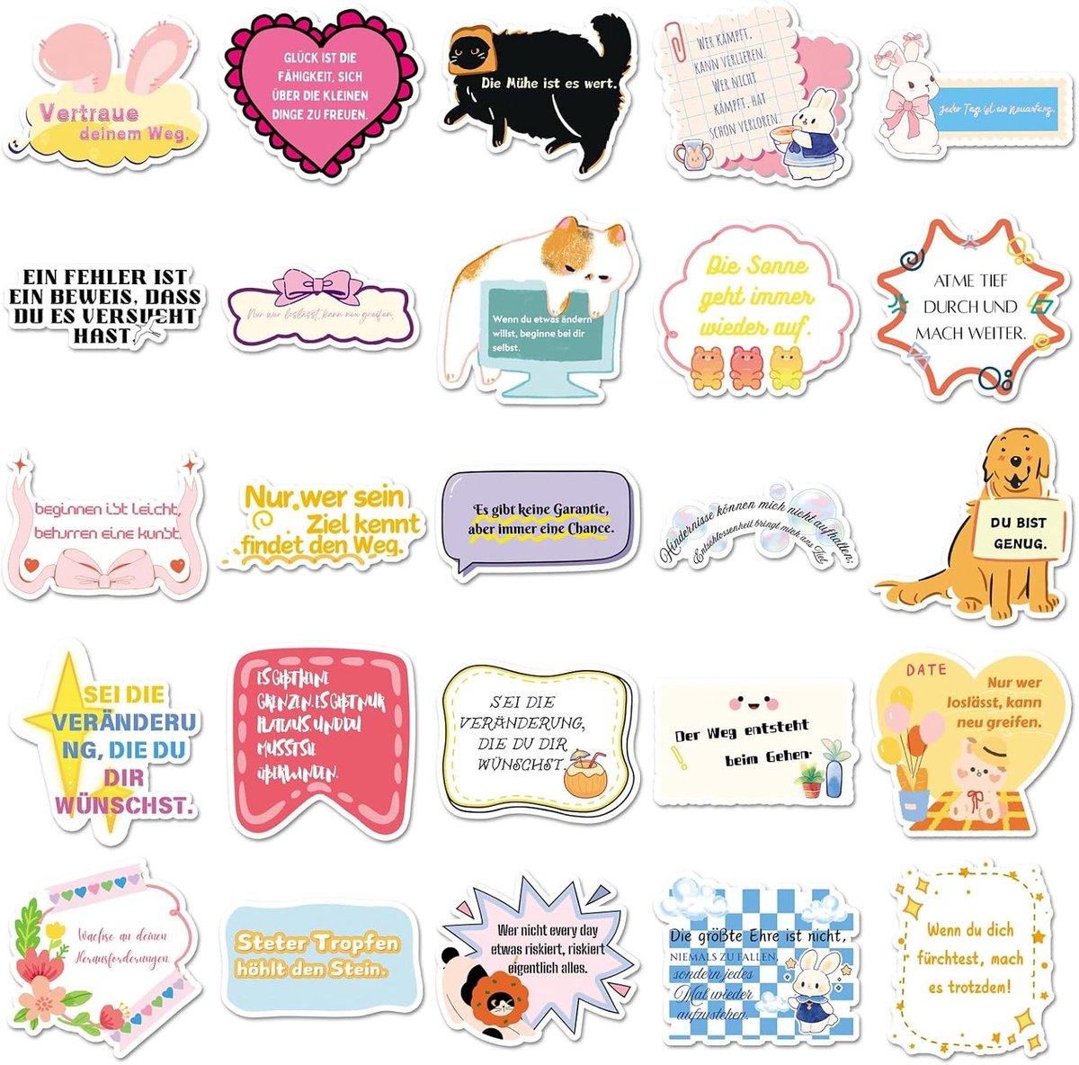 Vijftig Waterdichte Graffiti Stickers voor Skateboards, Fietsen en Koffers - Perfect voor Kinderen en Tieners