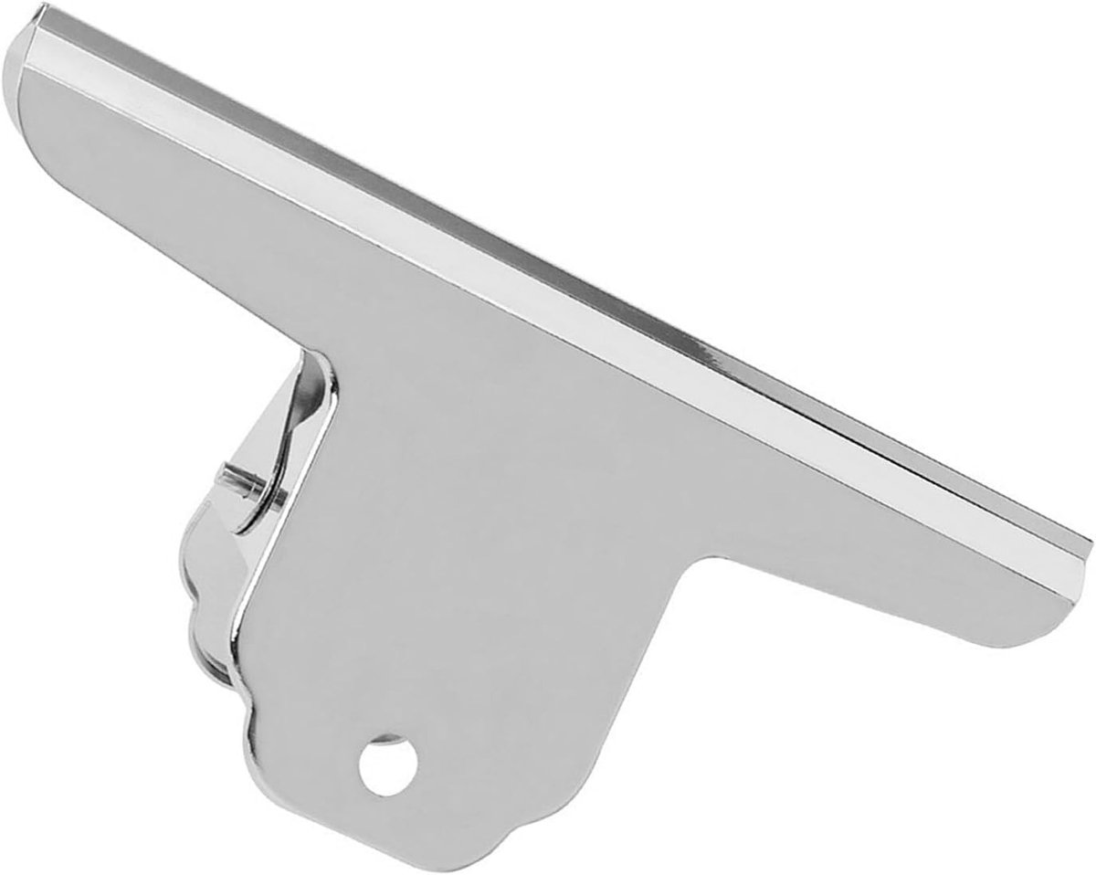 Grote stierclip van 6,3 inch van roestvrij staal met sterke klemkracht voor kantoor en schoolgebruik