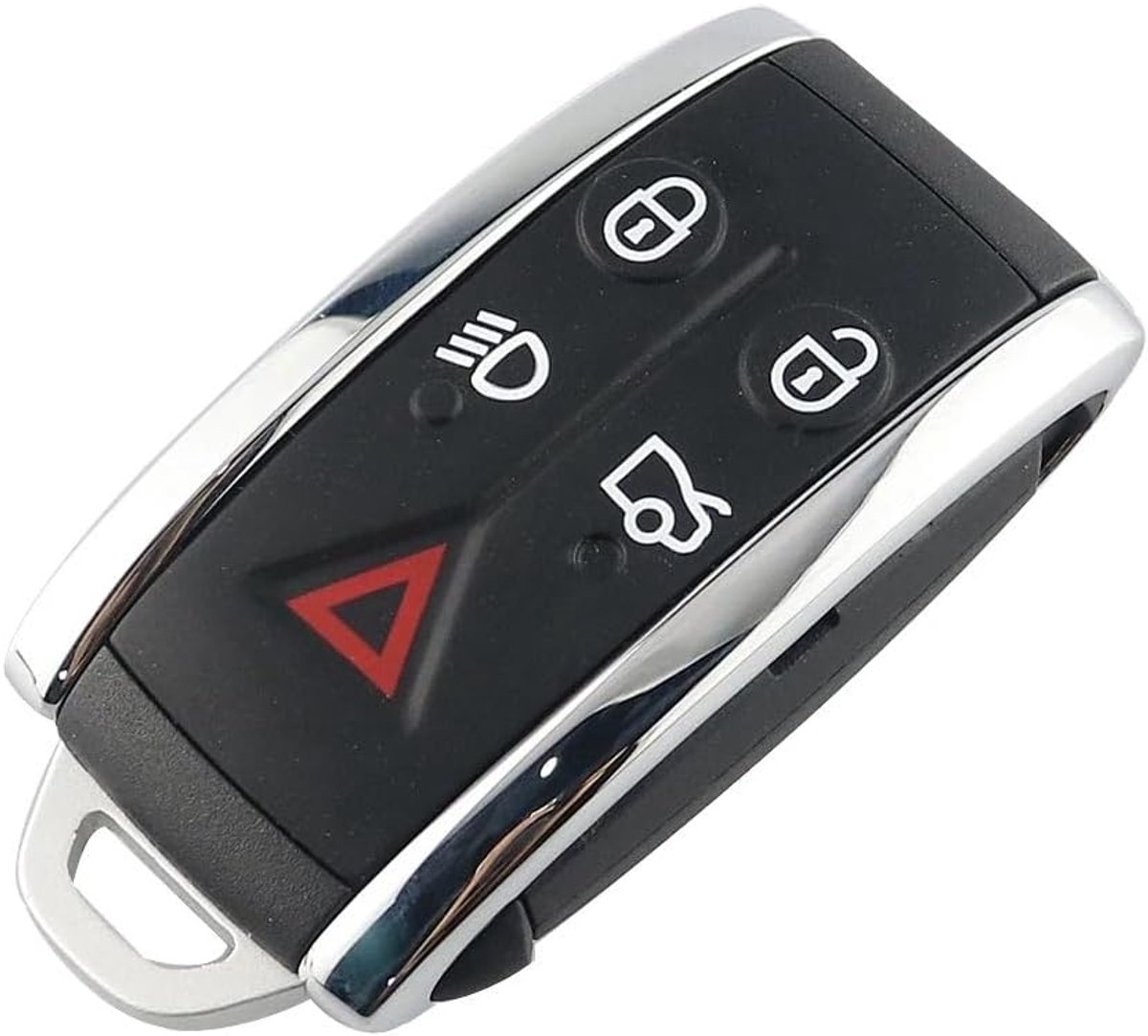 Remote Control Car Key Shell Smart Car Keyless Go Fob Case 5 Button For Jaguar XF XK XKR X-Type S-Type 2007 2008 2009 - ShopVlot