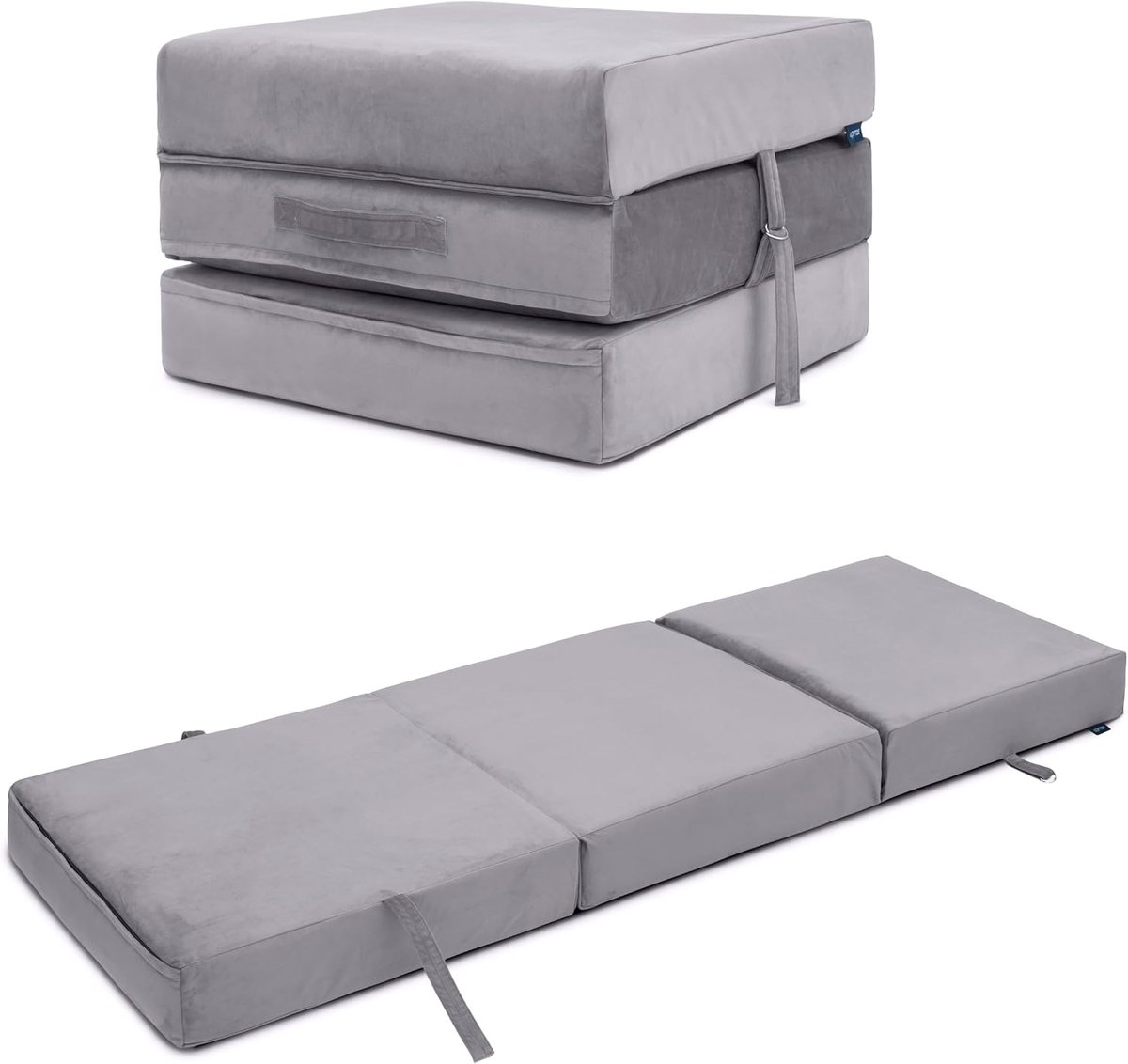 Loft 25 Foldable Mattress, Indoor & Outdoor Bed Mattress Foldable Mattress 3-Piece Camping Mattress for Comfortable - ShopVlot