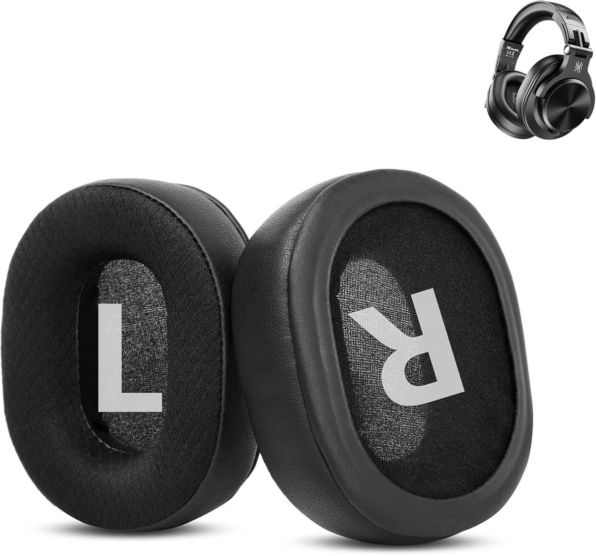Replacement Ear Pads Compatible with OneOdio A70 A71 Bluetooth Słuchawki with Wear Resistant Fabric - ShopVlot