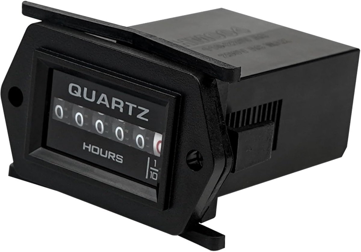 Jayron Mechanical Maintenance, Operating Hour Counter, Analog Clock, No Battery, Long Life, Waterproof Design, for - ShopVlot