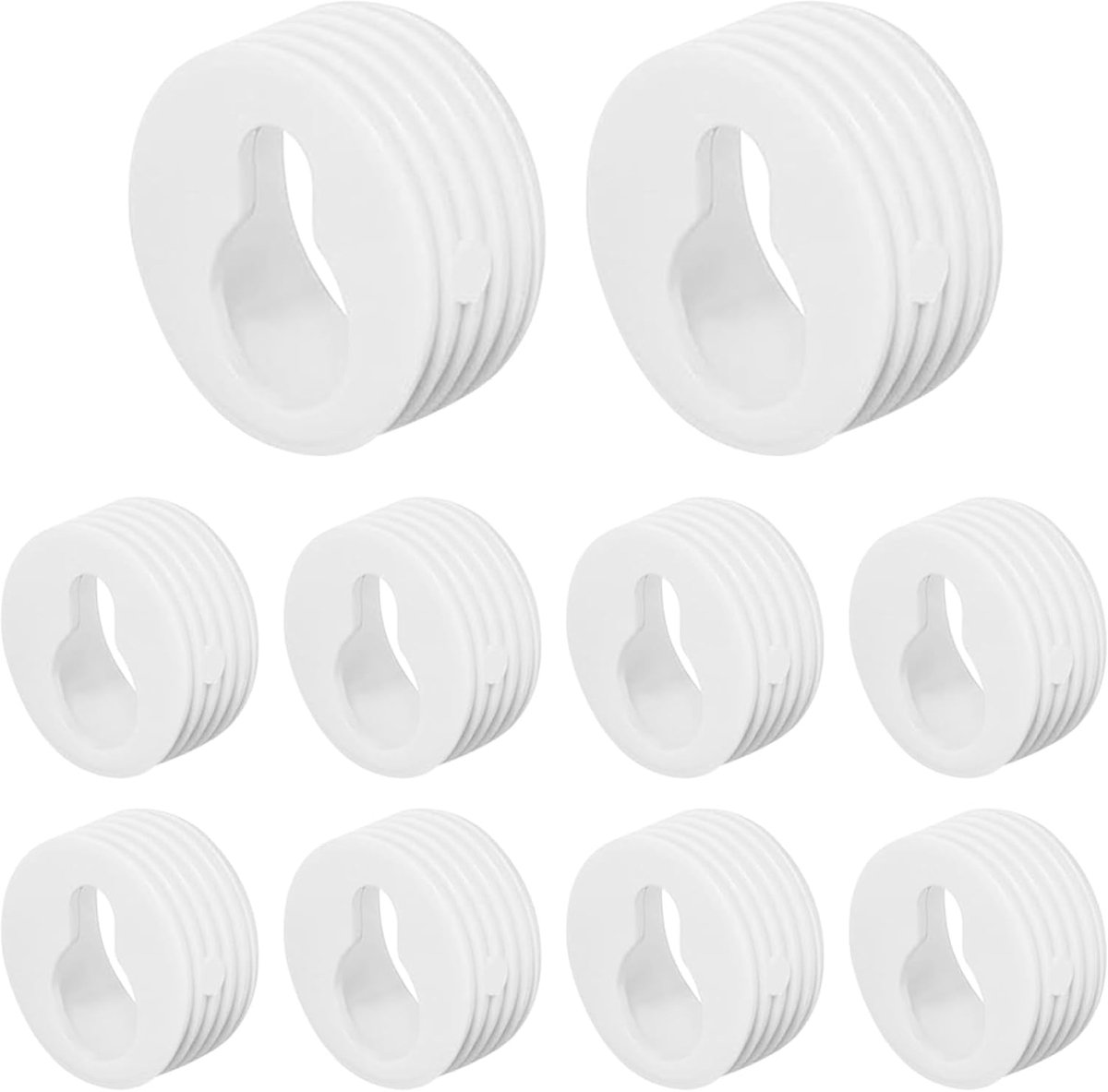 Cabinet hanger - 10 pieces - cabinet holder white - cabinet holder stainless & stable - hanging eyelets - ShopVlot