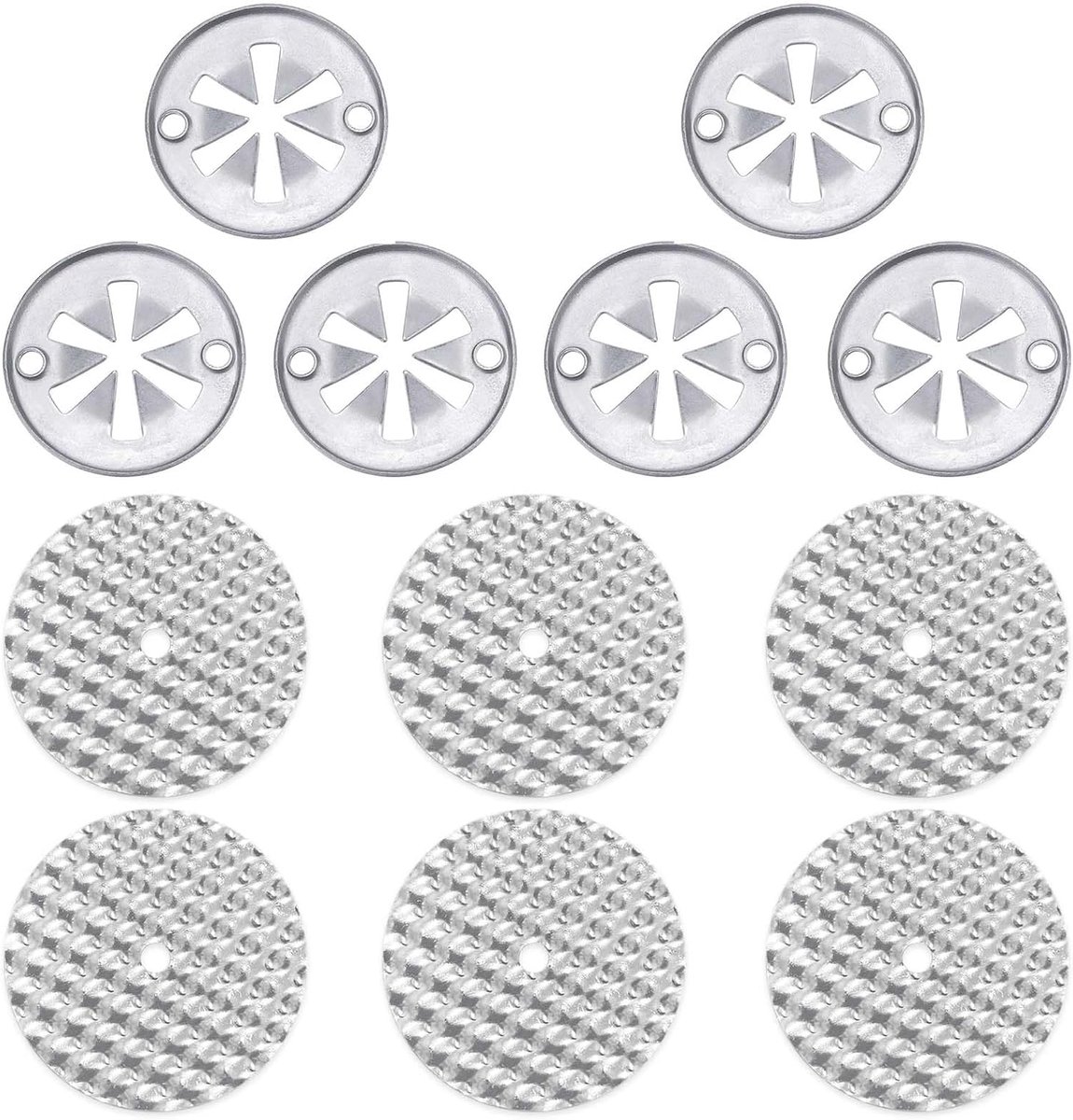 6 Sets Heat Protection Plate Repair Kit for Car, 52mm Heat Protection Plate, 30mm Clamp Discs, Heat Shield Protection - ShopVlot