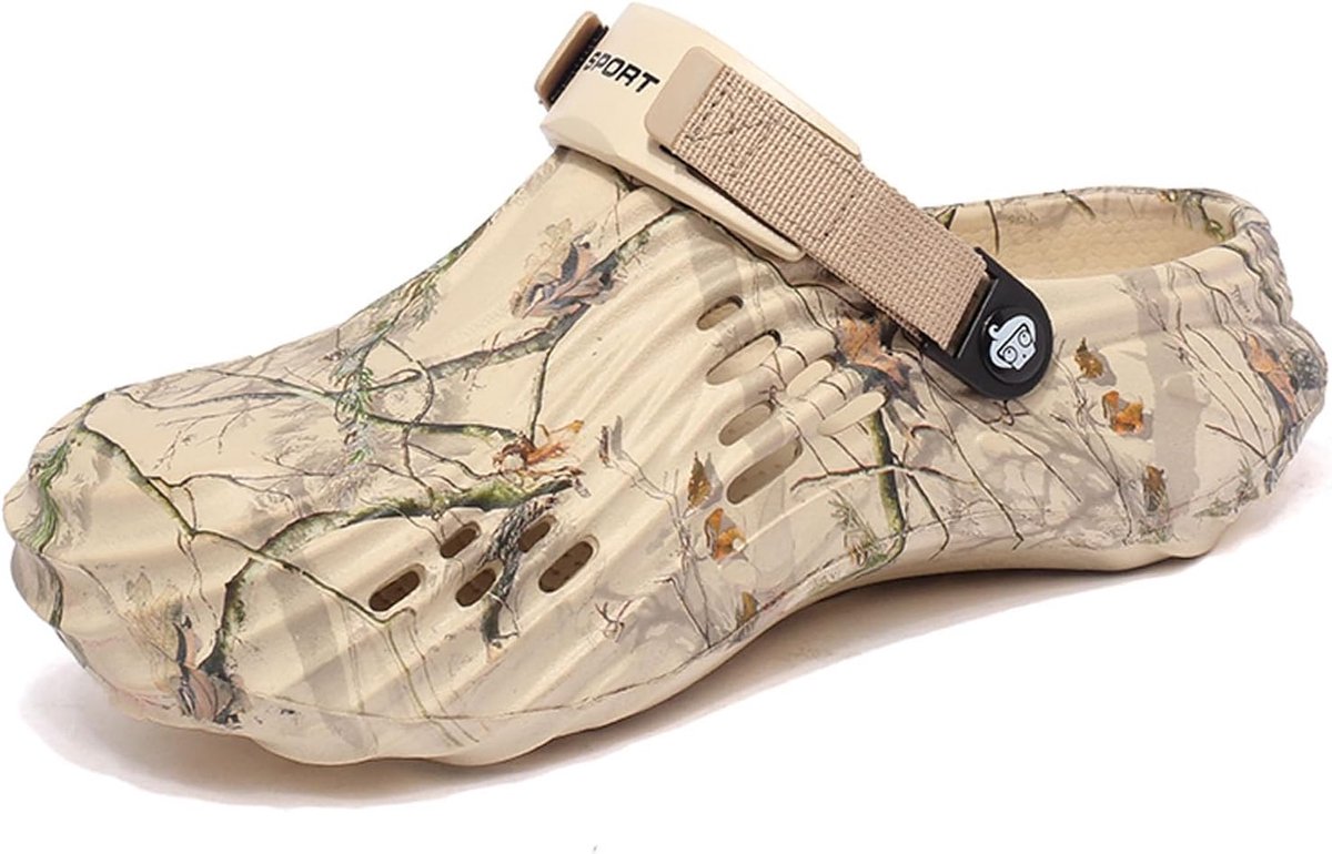 MEIAGDT Men's Garden Clogs Outdoor Slip On Mules Non-Slip Waterproof Lightweight Summer Water Shower Sandals with - ShopVlot