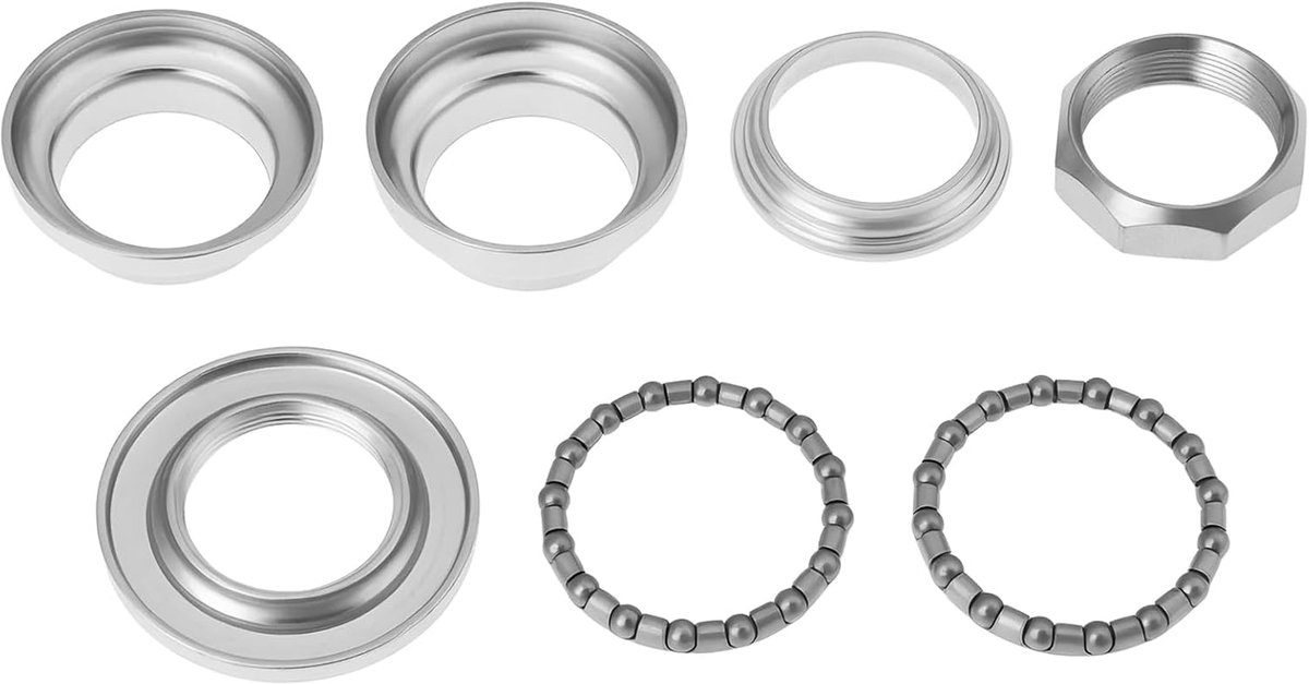 Fiets headset 25.4mm - gesloten lagers - geschikt voor mountainbike - stabiele rijervaring - ShopVlot