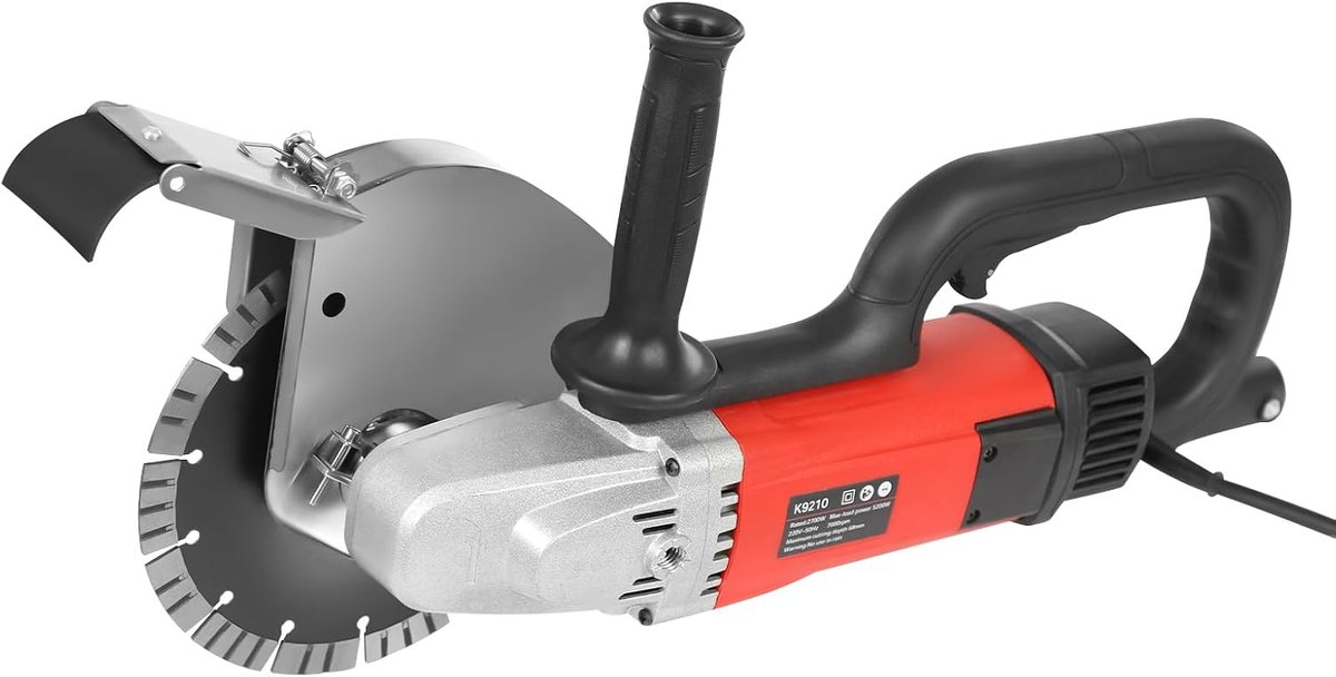 Elektrische betonzaag 5200 W - krachtige betonzagen - 68 mm zaagdiepte - ideaal voor precisie sawing - ShopVlot