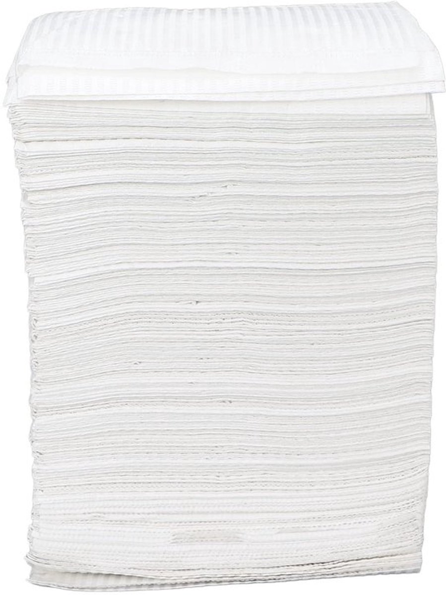 125 PCS Wegwerp waterdichte Tattoo Tafelhoezen Tandheelkundige Bib Lakens Doeken Tattoo Levert 13,6x17,7in (Wit)
