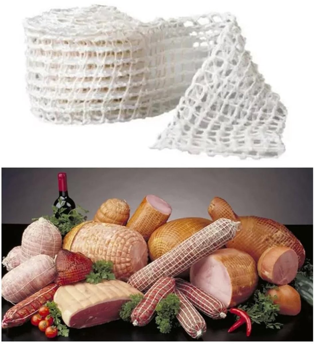 Solidchoice - 3 Meter Elastisch Vlees Roosternet voor de Keuken