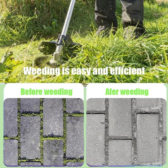Set van 2 Staalkop Trimmerkoppen 15cm voor Onkruidborstel Gazonmaaier van Merkloos	 — afbeelding 4