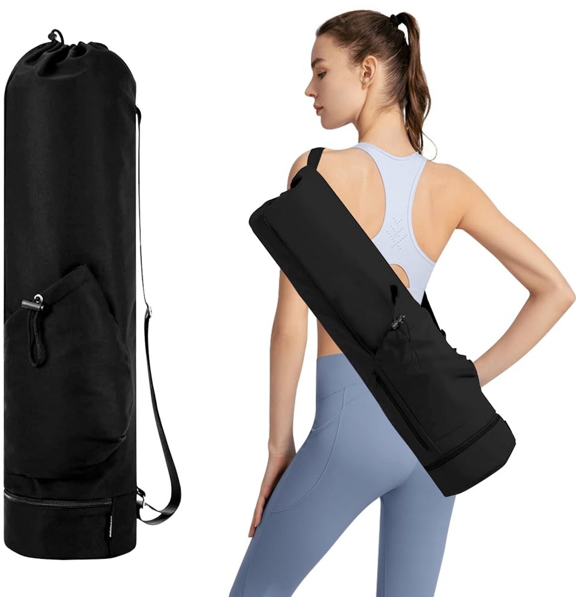 Solidchoice - Yoga Tas met Verstelbare Schouderband en Waterdichte Pocket