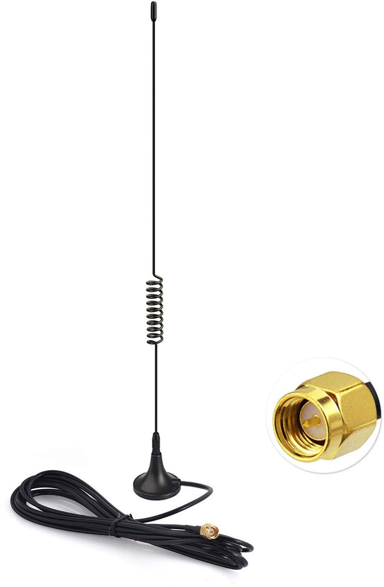 Solidchoice - DAB Auto Antenne met Magnetische Bevestiging en 5M Kabel
