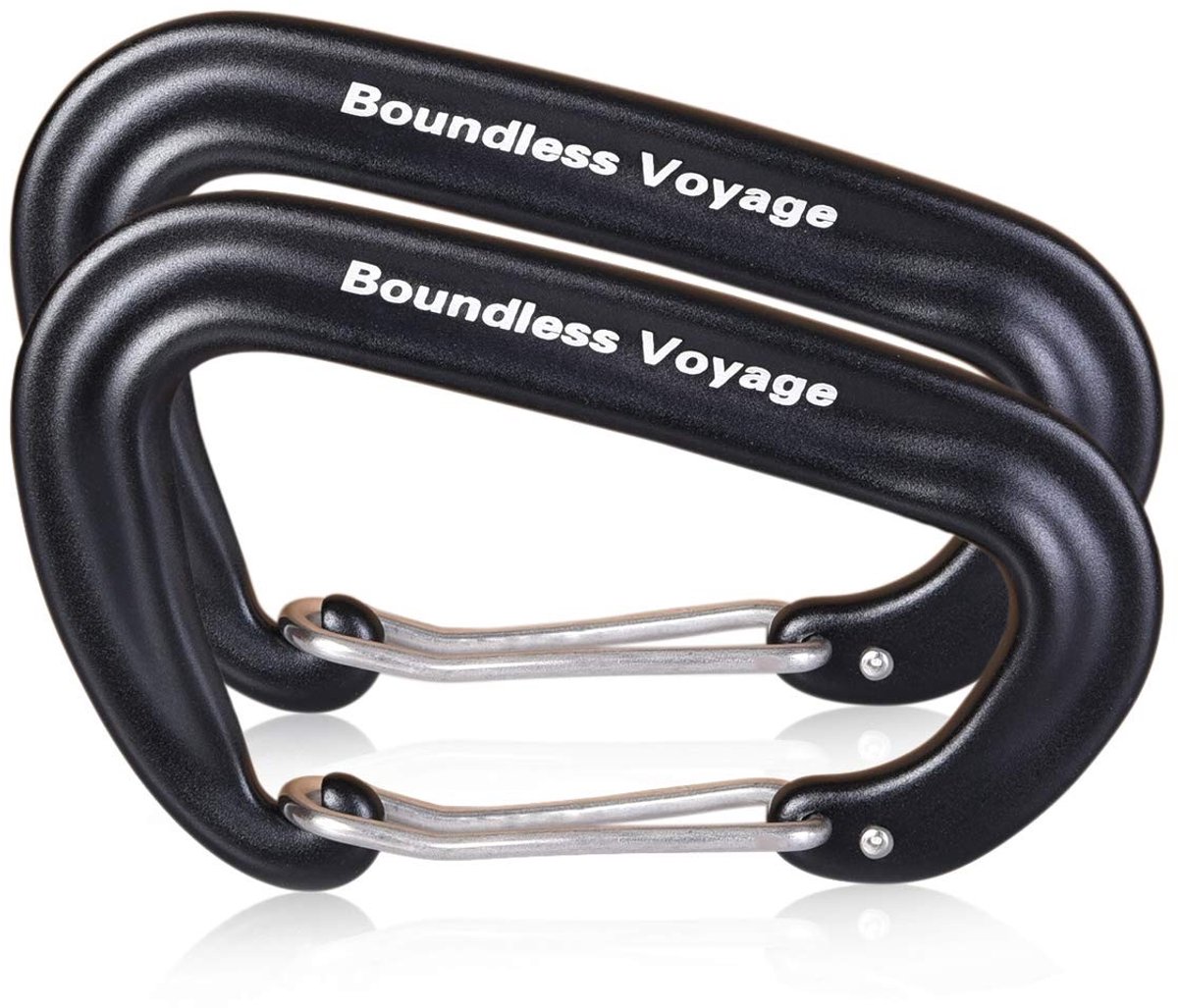 Solidchoice - Set van 2 Aluminium Carabiners voor Diverse Toepassingen