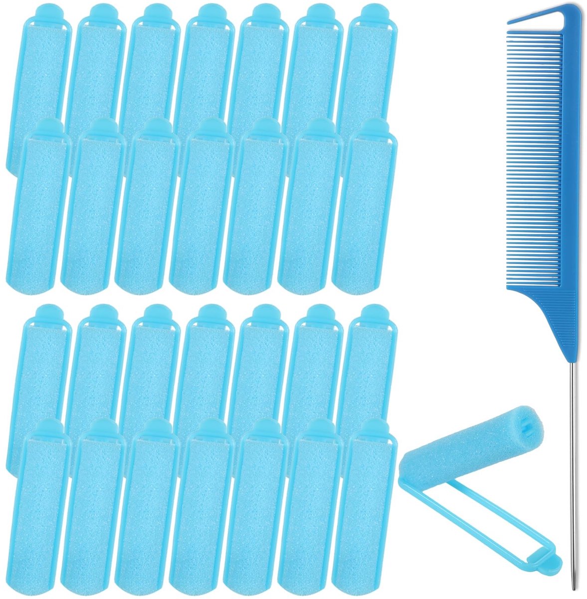 Solidchoice - Set van 29 Heatless Foam Krulrollers voor Haar