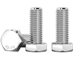 Solidchoice - Drenky M8 x 16 mm Hex Schrauben, Set van 10 Stuks van Hoogwaardig Staal