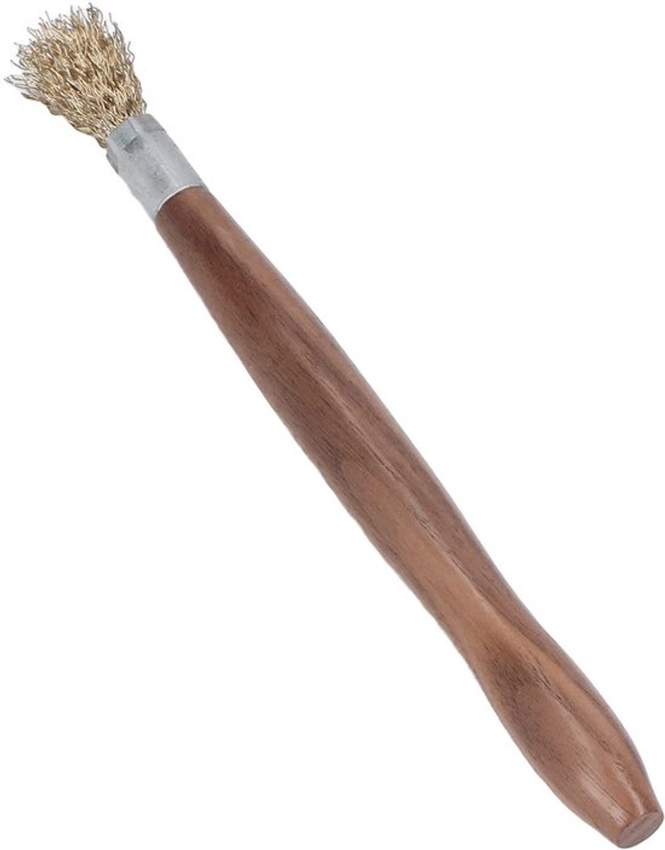 Bonsai Borstel, Staaldraad Borstel Houten Handvat Professionele Bonsai Patio Gazon Tuin Schoonmaak Tool voor Potplanten