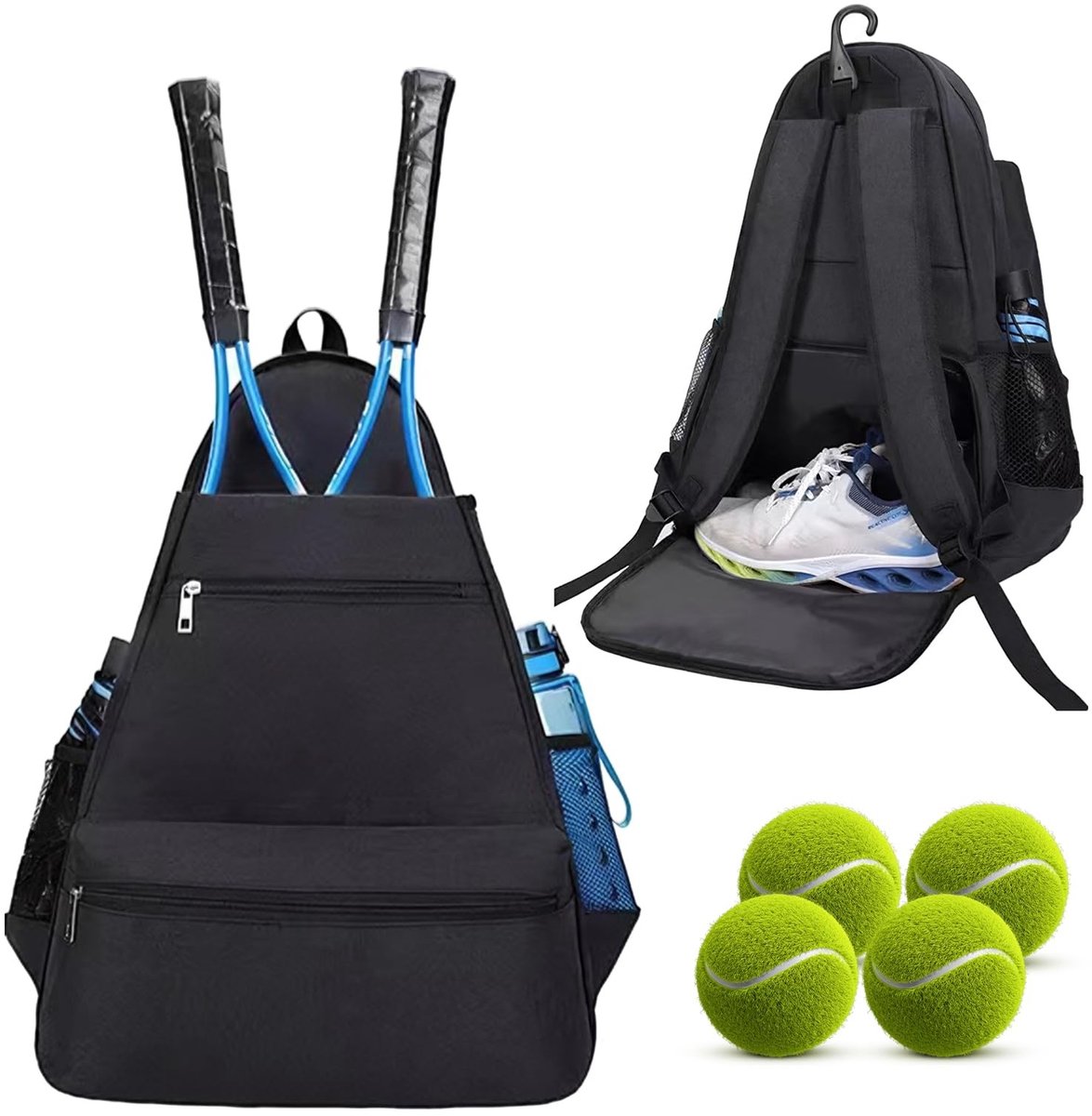 Solidchoice - Professionele Tennisrugzak met Schoenenvak