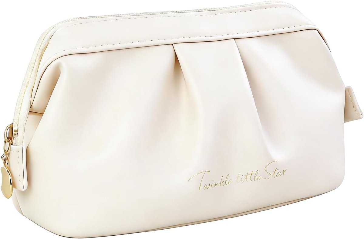 Make-Up Tas voor Vrouwen, Waterdichte Reistassen Make-Up Case Opslag Organisator met Compartimenten, Draagbare - ShopVlot