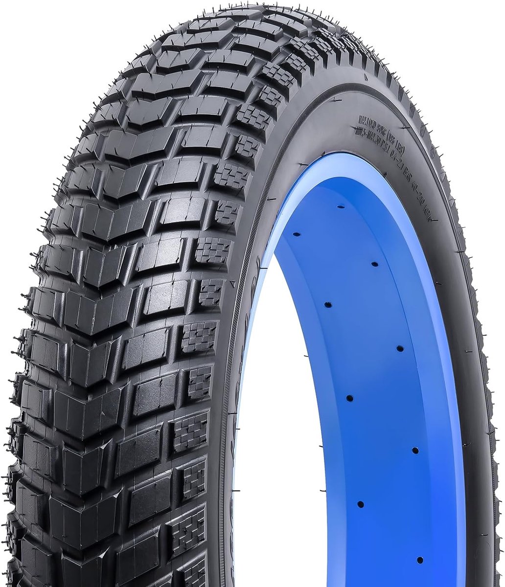 20 x 4.0 Fat fietsbanden 20 inch, 20 x 4 banden 98-406 fietsmantel, opvouwbaar, geschikt voor 20 x 4.0 - ShopVlot