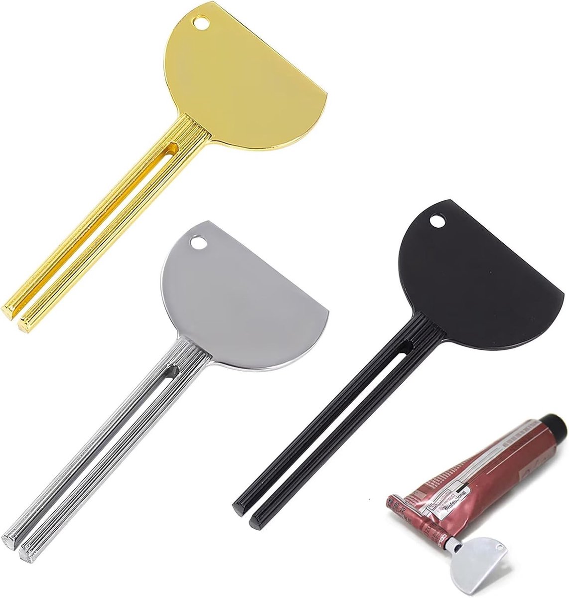 Tube Clipper, Stainless Steel, Tube Clipper, Metal, Toothpaste, Squeezer, Tube Clipper, Tube Clipper, Tube Clipper - ShopVlot