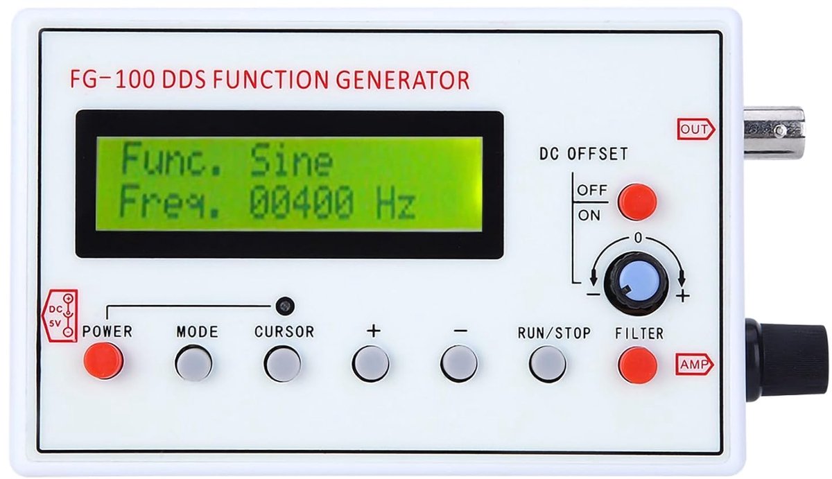 Functiegenerator 1Hz-500kHz - draagbare golfvormgenerator - hoge precisie en stabiliteit - ShopVlot