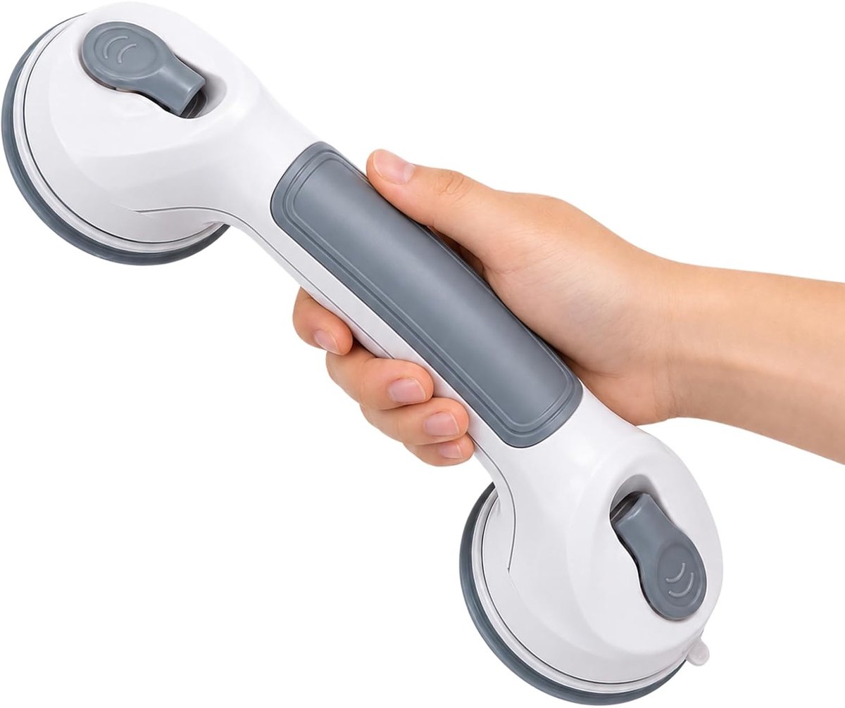 Handgreep douche zonder boren - 42,5 cm - ABS-kunststof - max. 100 kg - instaphulp voor ouderen - ShopVlot