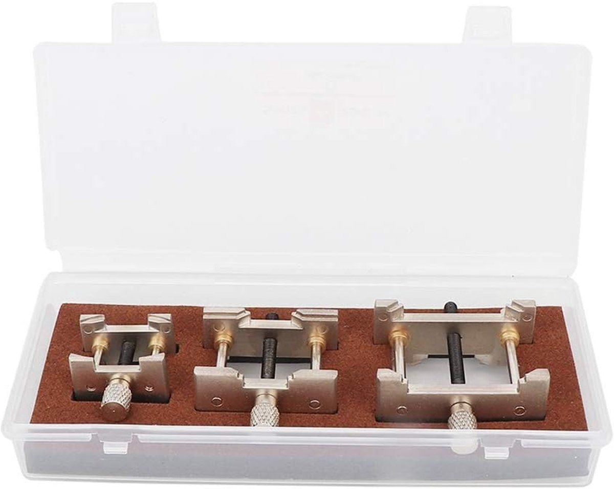 Bewegingshouders 3-delig set - Metalen basis - Multifunctioneel - Ideaal voor horlogemakerij - ShopVlot