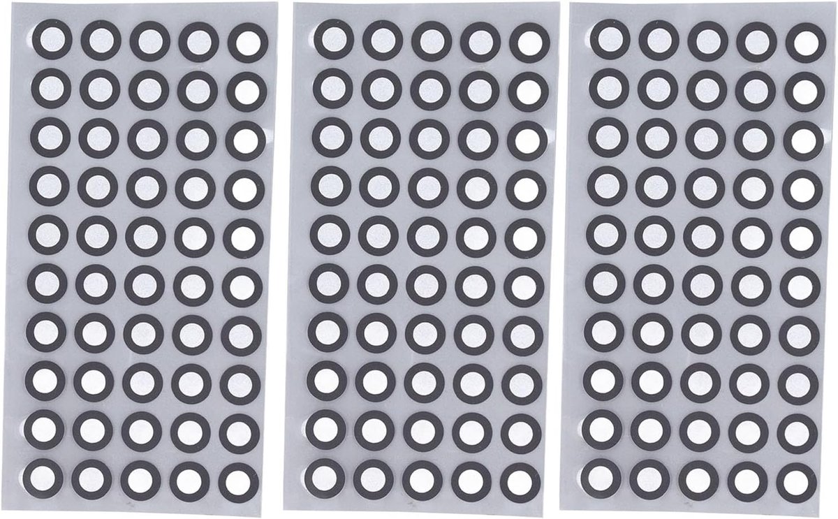 3D Scanning Marker 6mm - Zwart, Diffuus Reflectiemateriaal - Tear Resistant en Waterproof - Voor nauwkeurige 3D scans - ShopVlot