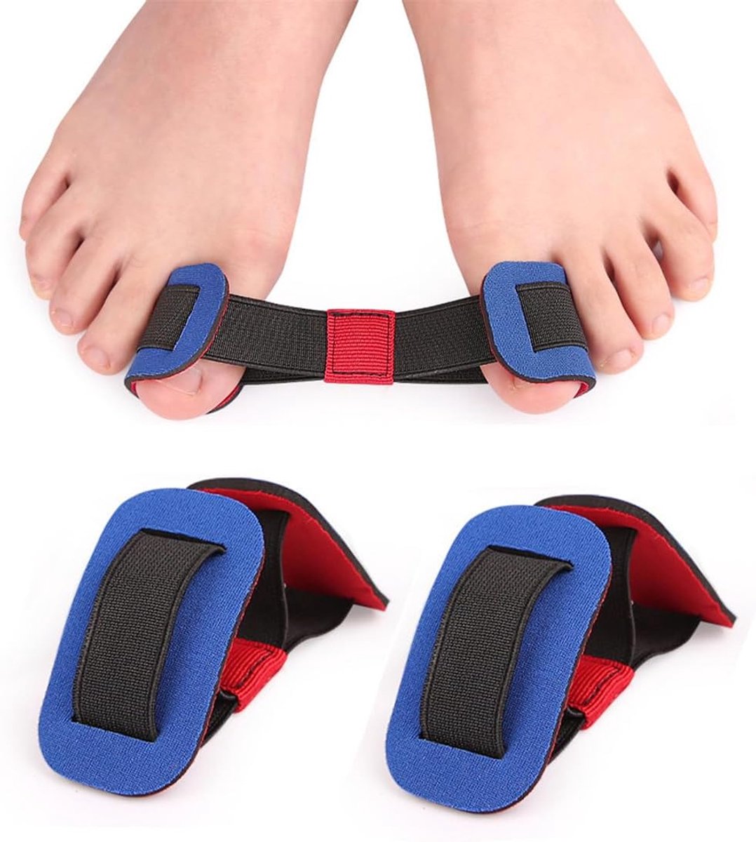 2-Piece Bunion Corrector Set, for Relaxation, Training and Reducing Bunion Discomfort, Toe Spreader Corrector, Elastic - ShopVlot