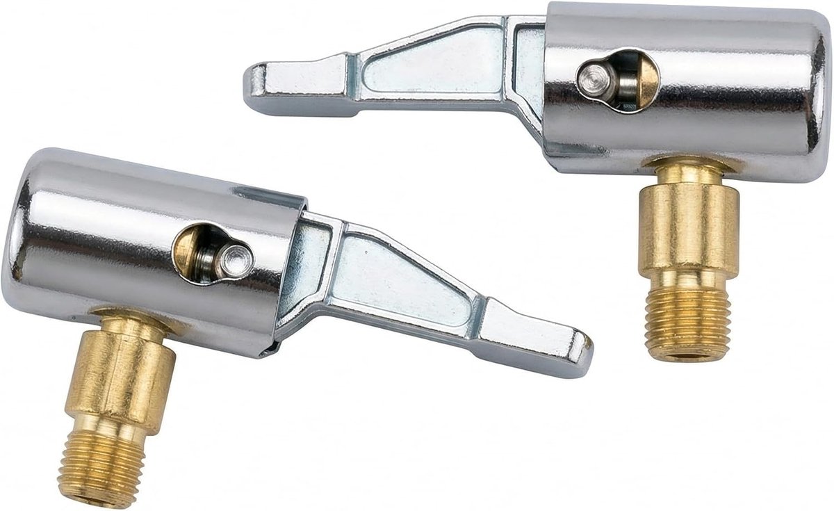 Adapter 8 mm bandventiel, aansluiting voor autoventielhendel van zinklegering met vergrendelingsfunctie, metalen - ShopVlot
