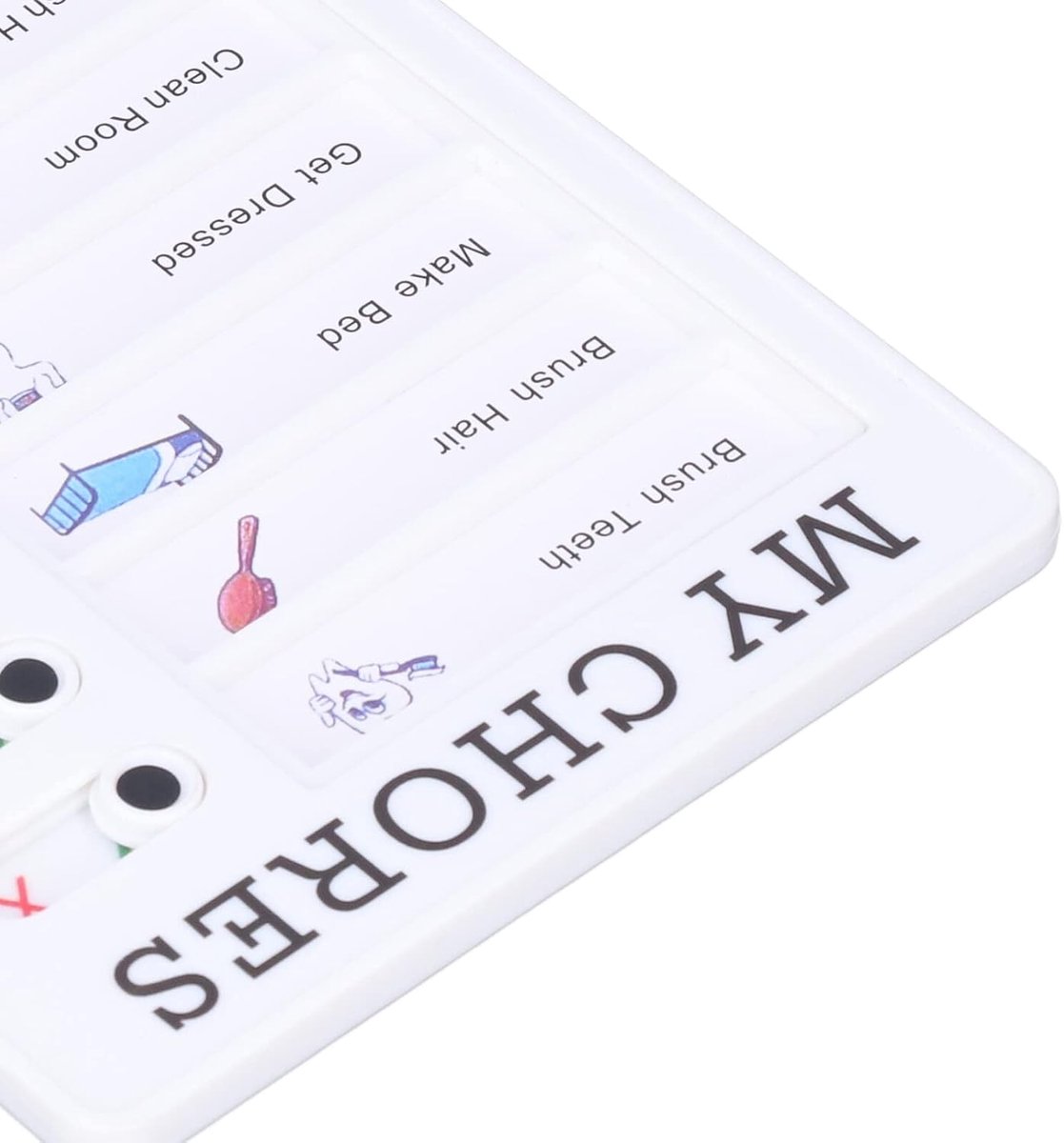 Memo bord met verwisselbare takenlijst - herbruikbaar PVC - duidelijke organisatie - ideaal voor dagelijks gebruik - ShopVlot
