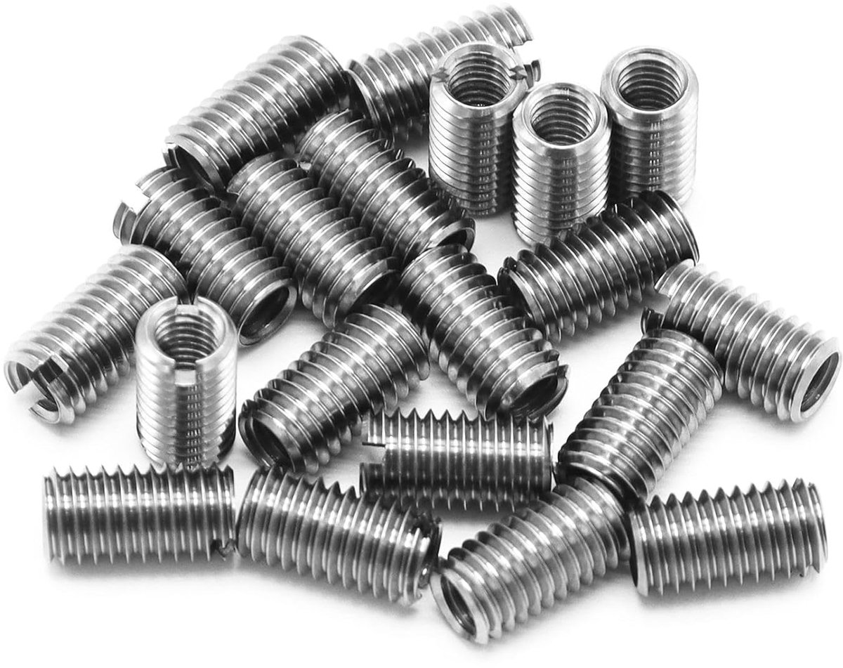 M8 naar M6 Draad Inserts - RVS Zelftappende Draadherstel Tool - Corrosiebestendig - Voor duurzame reparaties - ShopVlot