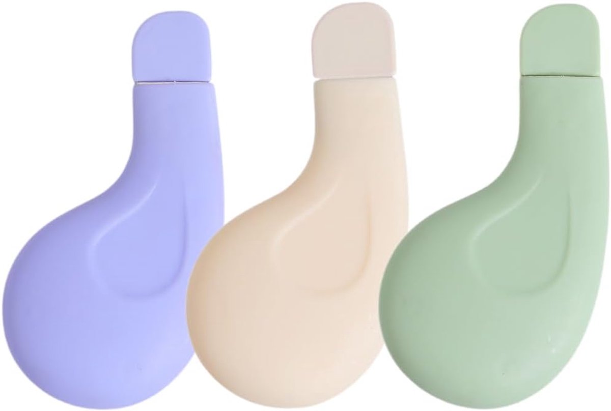 Blackhead spatulas set van 3 - hypoallergene silicone en roestvrij staal - ergonomisch ontwerp - ShopVlot