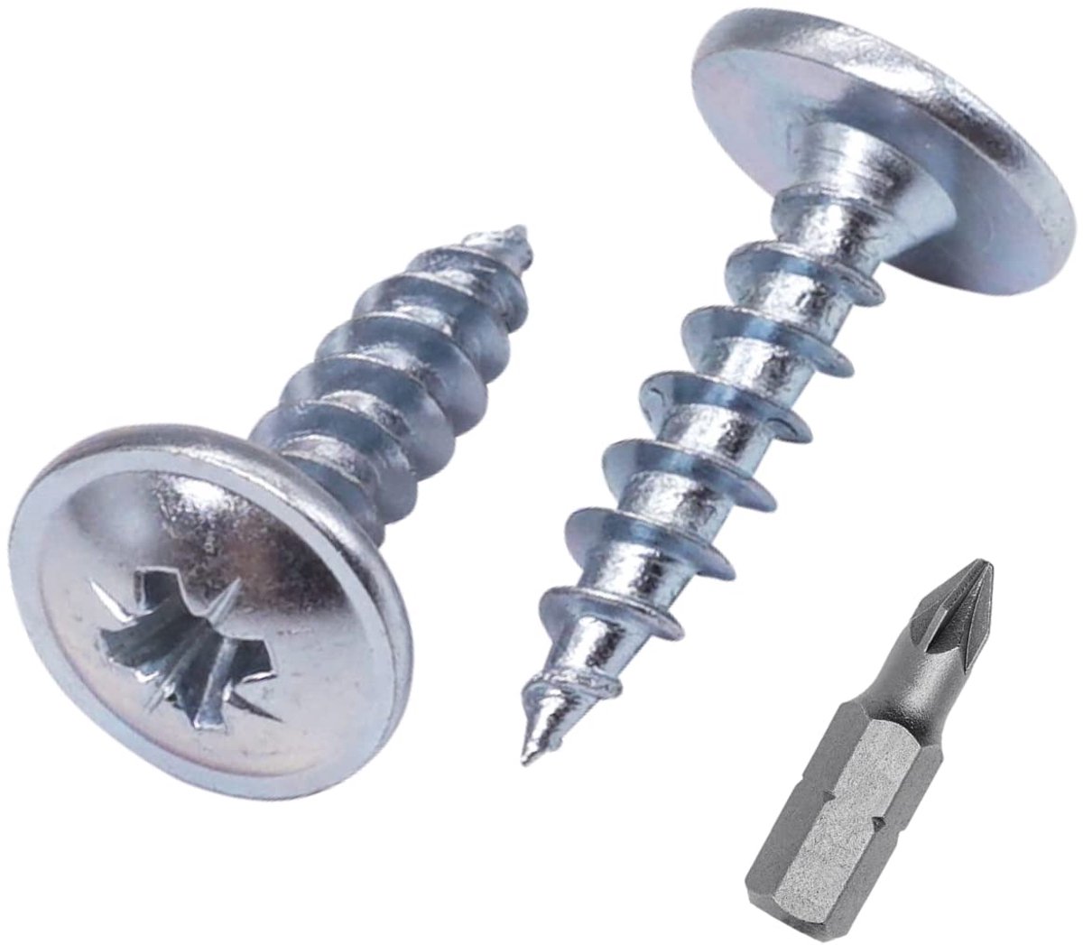 Houtschroeven 5 x 20 mm - Gegalvaniseerd Staal - Zelftappend - Geschikt voor metaal en hout - ShopVlot