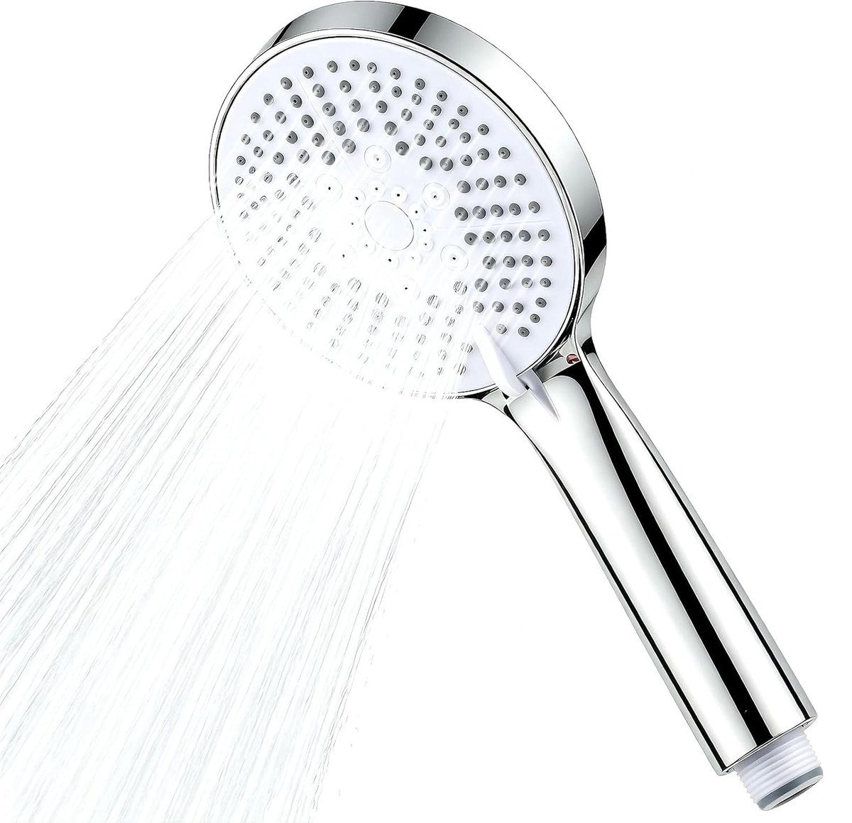 Douchekop met 5 modi - Verchroomd - 120 mm - Waterbesparende Hogedrukhanddouche - Voor Ontspanning en Verfrissing