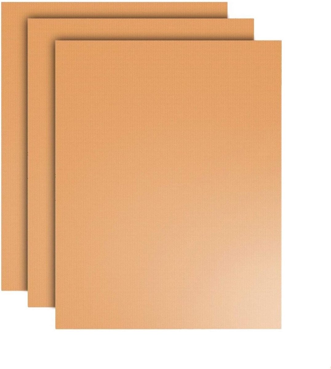 BBQ Grillmat - Goud - 33 x 40 cm - Herbruikbare Antiaanbaklaag van PTFE - Voor Barbecue en Oven