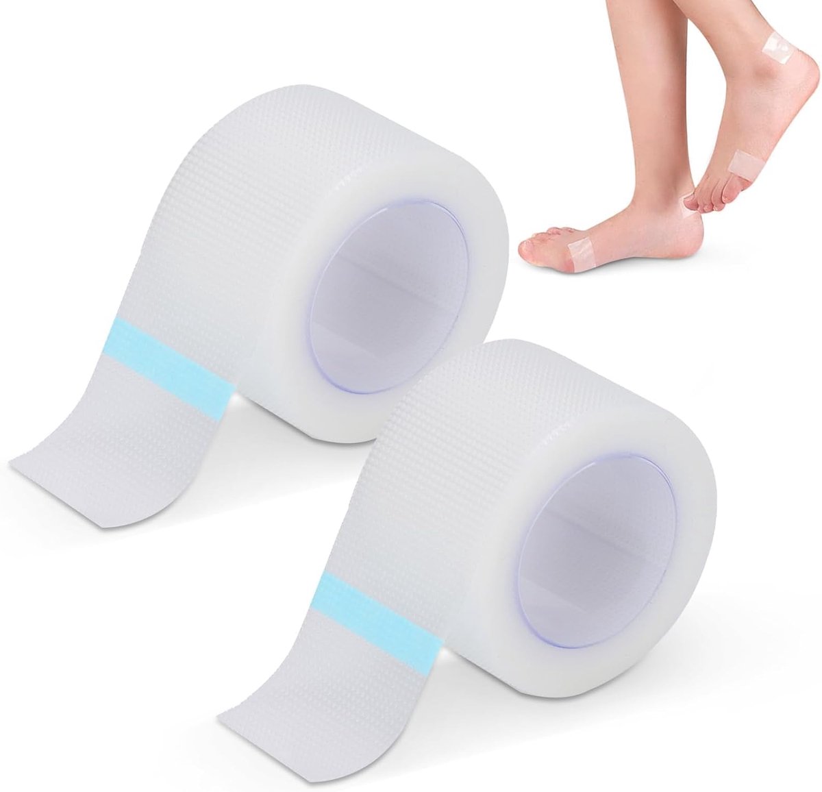 Heel sticker tape 2pcs - transparant - zelfklevend - voorkomt blaren en beschermt tegen slijtage - ShopVlot